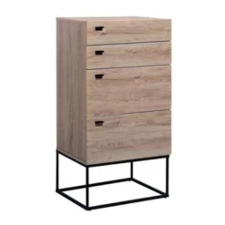 Beliani Commode ACRA - Lichte Houtkleur Vezelplaat