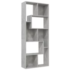 VidaXL Boekenkast 67x24x161 Cm Spaanplaat Betongrijs