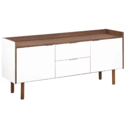 Beliani Sideboard MADERA - Wit Vezelplaat, Mdf