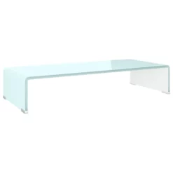 VidaXL Tv-meubel/monitorverhoger 70x30x13 Cm Glas Groen