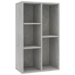VidaXL Boekenkast/dressoir 50x25x80 Cm Spaanplaat Betongrijs