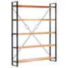 VidaXL Boekenkast Met 5 Schappen 140x30x180 Cm Massief Acaciahout
