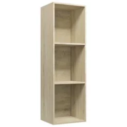 VidaXL Boekenkast/tv-meubel 36x30x114cm Bewerkt Hout Sonoma Eikenkleur