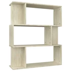 VidaXL Boekenkast/kamerscherm 80x24x96 Cm Bewerkt Hout Sonoma Eiken