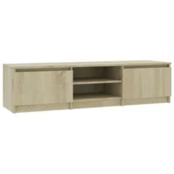 VidaXL Tv-meubel 140x40x35,5 Cm Bewerkt Hout Sonoma Eikenkleurig