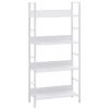 VidaXL Boekenkast Met 4 Schappen 60x27,6x124,5 Cm Spaanplaat Wit