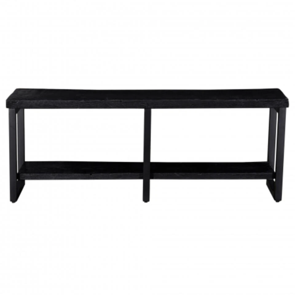 Giga Meubel Tv-meubel Zwart Hout - 160x40x60cm - Pure Black - Afbeelding 4