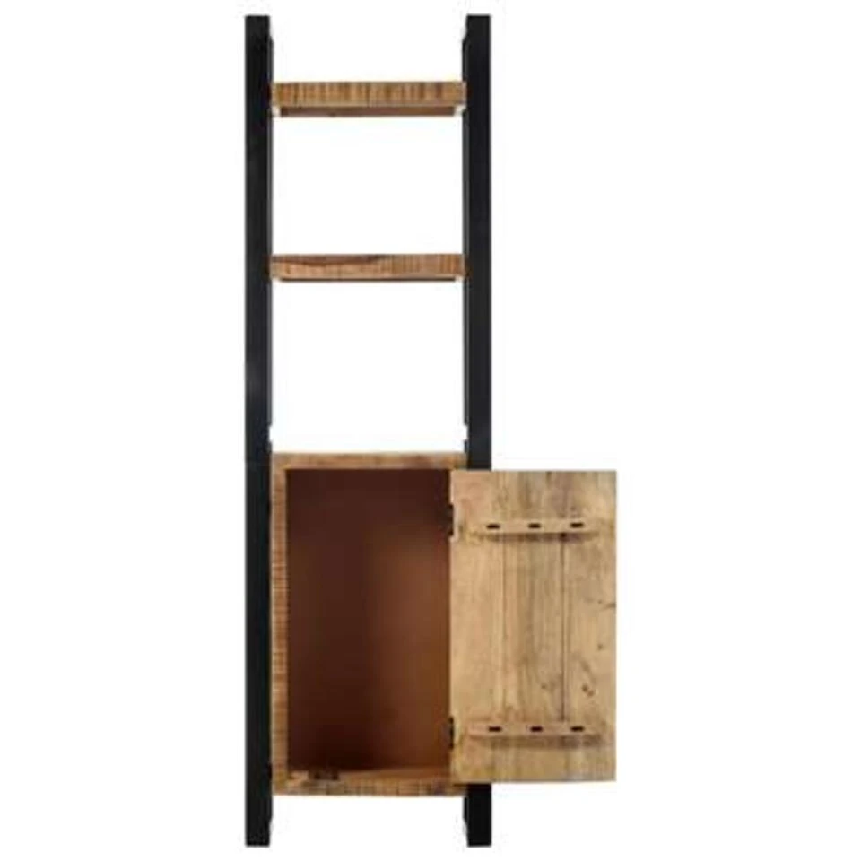 VidaXL Boekenkast 50x30x170 Cm Massief Mangohout - Afbeelding 4