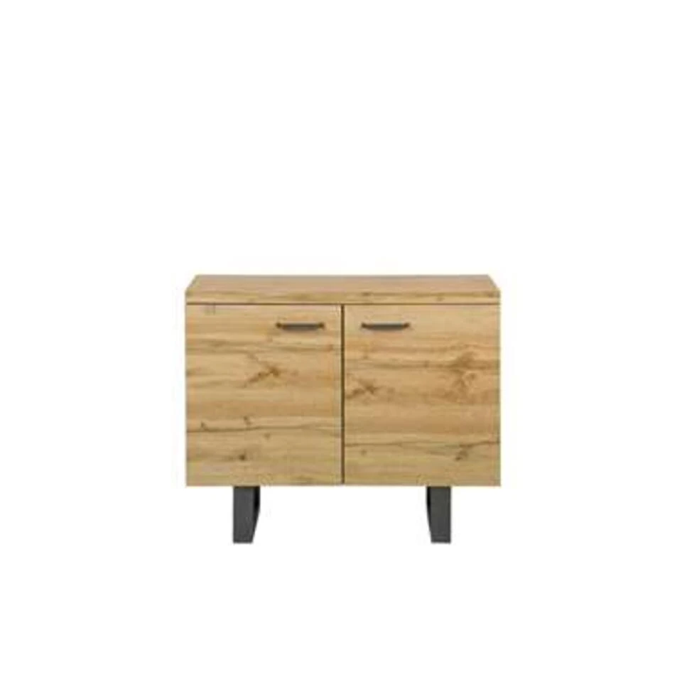 Beliani Sideboard TIMBER - Lichte Houtkleur Mdf - Afbeelding 4
