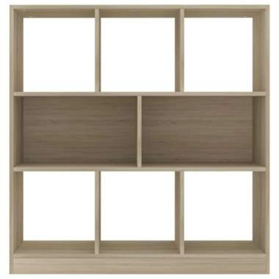 VidaXL Boekenkast 97,5x29,5x100 Cm Bewerkt Hout Sonoma Eikenkleurig - Afbeelding 3