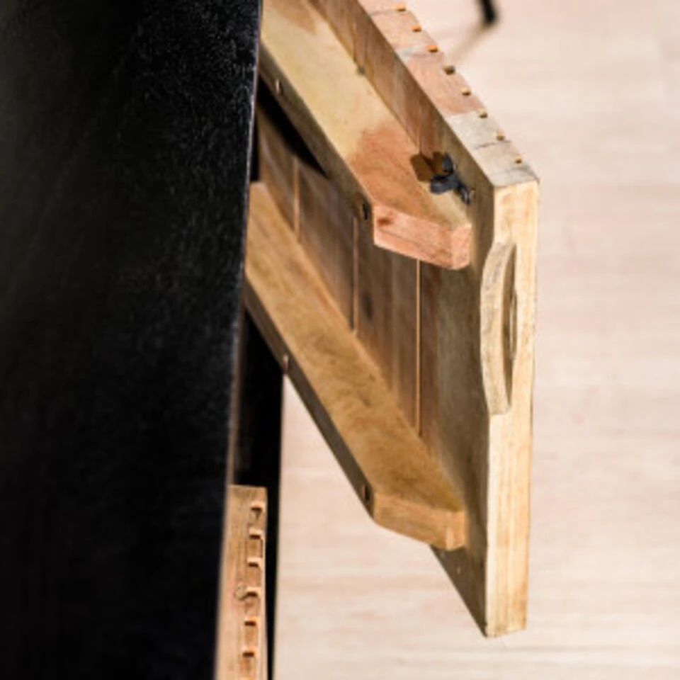 Hoyz Collection - TV-meubel B420 Acacia Pure - 140x40x50 - Afbeelding 4