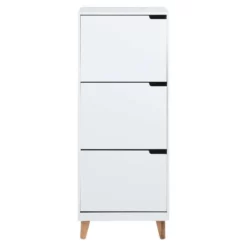 Schoenenkast Lagoa - Wit - 132x47x30 Cm