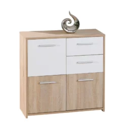 Dressoir Eboli - Bruin - 77x77x30 Cm