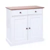 Dressoir Westerland - Wit - 86x90x45 Cm