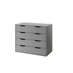 Vipack Commode Pino 4 Lades - Grijs