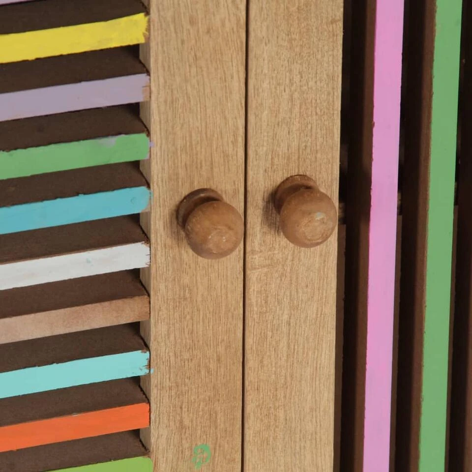 VidaXL Dressoir 150x30x75 Cm Massief Mangohout - Afbeelding 3