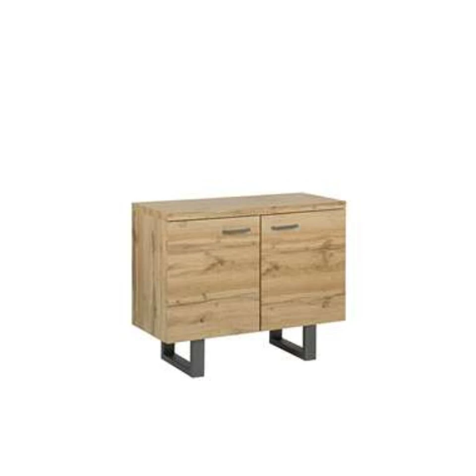 Beliani Sideboard TIMBER - Lichte Houtkleur Mdf - Afbeelding 3