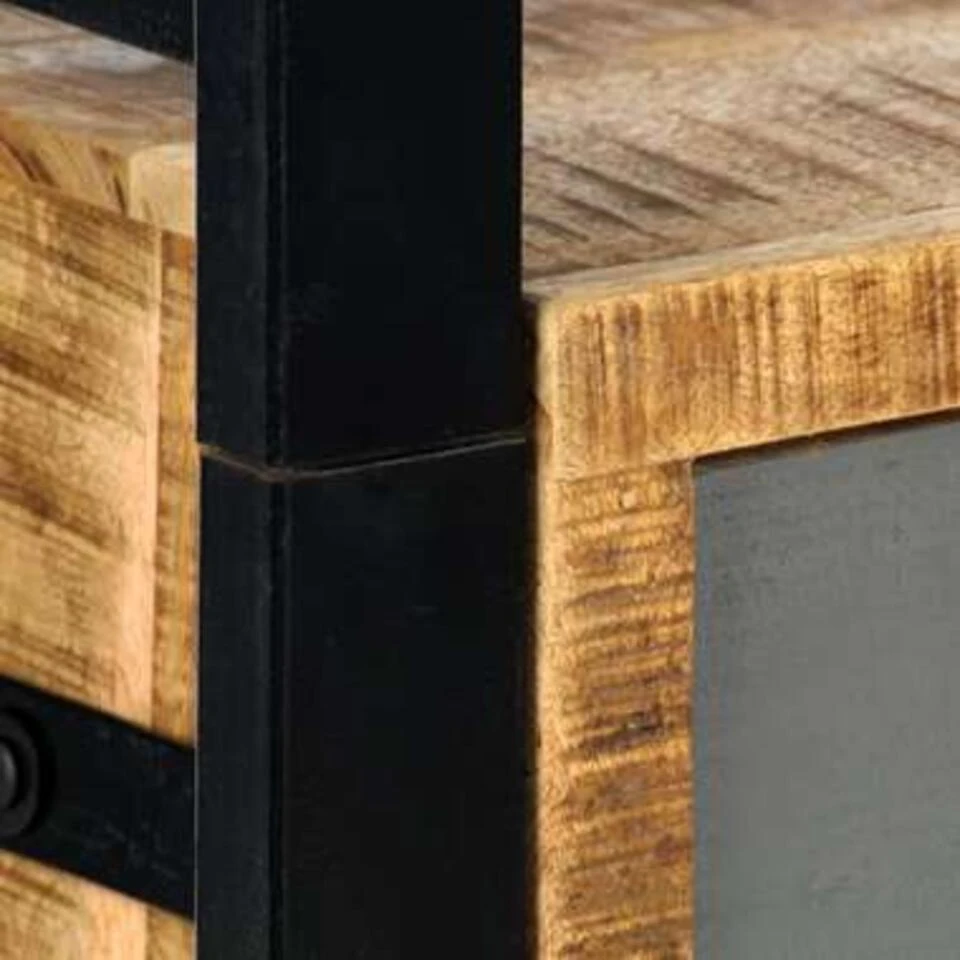 VidaXL Boekenkast 50x30x170 Cm Massief Mangohout - Afbeelding 2